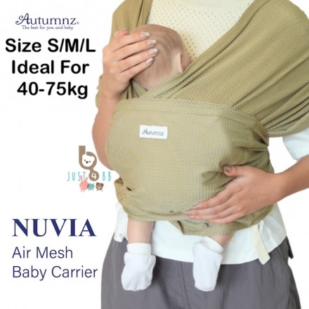 Autumnz Nuvia Air Mesh Baby Carrier (Free Travel Pouch)