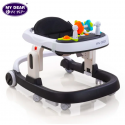 My Dear Baby Walker and Trainer (Black)  with Music & Push Handle