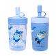 Marcus & Marcus Hydro‑Twin Straw Tumbler Set 350ml (Twin Pack) 316 Stainless Steel & PP Kids Cups