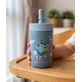 Marcus & Marcus Hydro‑Twin Straw Tumbler Set 350ml (Twin Pack) 316 Stainless Steel & PP Kids Cups