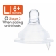 SIMBA Mother's Touch Anti-Colic Nipple (Twin Pack Set) - Wide Neck / Cross Hole (L)