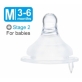 SIMBA Mother's Touch Anti-Colic Nipple (Twin Pack Set) - Wide Neck / Cross Hole (M)