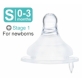 SIMBA Mother's Touch Anti-Colic Nipple (Twin Pack Set) - Wide Neck / Cross Hole (S)