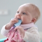 Cheeky Chompers Neckerchew 2 in 1 Baby Bib with Teether - Cool Chic