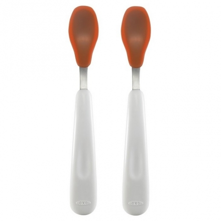 OXO TOT Feeding Spoon Set - Orange