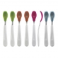 OXO TOT Feeding Spoon Set with Soft Silicone (Twin pack)  - Orange