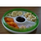 OXO TOT Divided Plate With Removable Ring - Green
