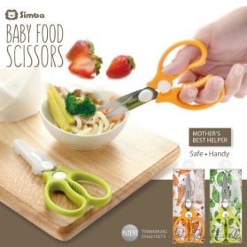 Simba Baby Food Scissors with Safety Lock Button