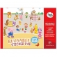 Joan Miro Reusable Sticker Pad - City Park