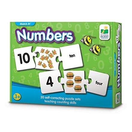 Self-Correcting Number & Counting Puzzles Match It! Numbers The Learning Journey 