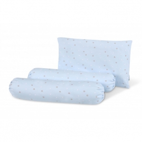Comfy Living Bolster & Pillow Set (S) - Blue Star