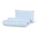 Comfy Baby Comfy Living Bolster & Pillow Set (L) - Blue Star