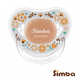 Simba Crystal Romance Pacifier - Sunny Brown
