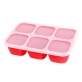 Marcus & Marcus Food Cube Tray 100% Silicone - Red