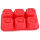 Marcus & Marcus Food Cube Tray 100% Silicone - Red