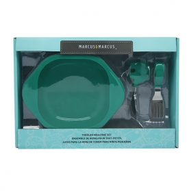 Marcus & Marcus Toddler Mealtime Set - Green Ollie