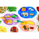Marcus & Marcus Yummy Dips Suction Silicone Divided Plate - Purple Willo