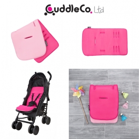 CuddleCo Comfi Cool Stroller Liner - Pink Raspberry Sorbet