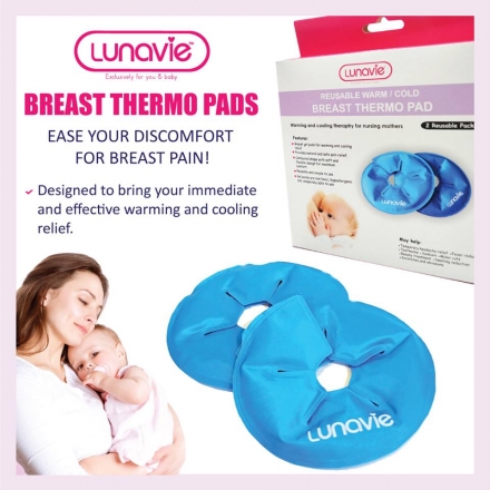 Lunavie Hot & Cold Breast Thermo Pad 2pcs/pack