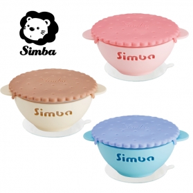 Simba It's Yummy Silicone Suction Bowl with Lid