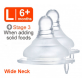 SIMBA Ultra Soft Wide Neck Anti-Colic Nipple (Twin Pack) Cross Hole (L)