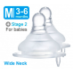 SIMBA Ultra Soft Wide Neck Anti-Colic Nipple (Twin Pack) Cross Hole (M)