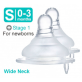 SIMBA Ultra Soft Wide Neck Anti-Colic Nipple (Twin Pack) Cross Hole (S)