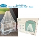 Comfy Baby Comfy Living Baby Cot Mosquito Net 360° Fine Hexagonal Mesh Protection
