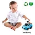 Infunbebe Unbreakable Press and Go Police Car Vehicle Toy for Kids