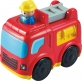 Infunbebe Unbreakable Press and Go Fire Engine Vehicle Toy forKids