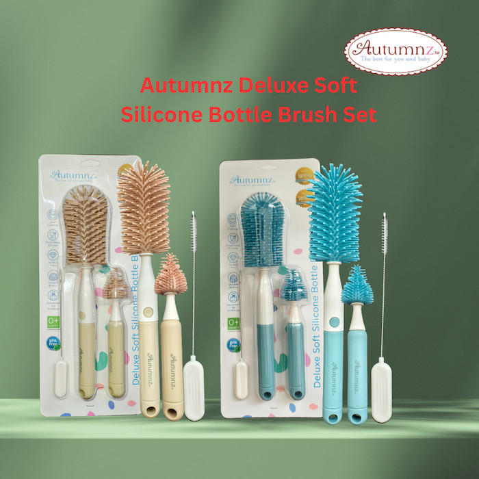 autumnz siicone feeding bottle brush, teat nipple brush, straw brush 硅胶奶瓶刷，奶嘴刷，吸管刷