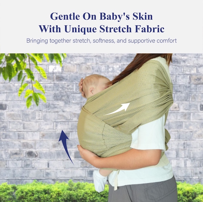 Autumnz Nuvia Air Mesh Baby Carrier Free Travel Storage Pouch 宝宝外出睡觉安抚背带