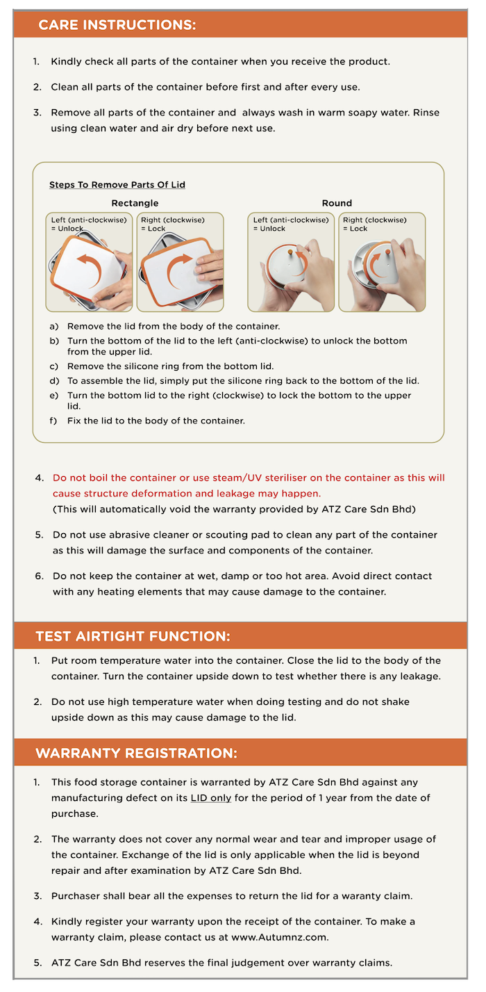 autumnz one push button airtight formula milk powder dispenser container 奶粉食物密封盒