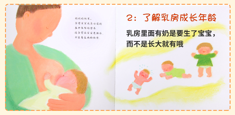 蒲蒲兰绘本馆身体与心灵绘本系列 乳房的故事 儿童性教育专家推荐