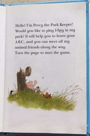 percy the park keeper learn abc nick butterworth