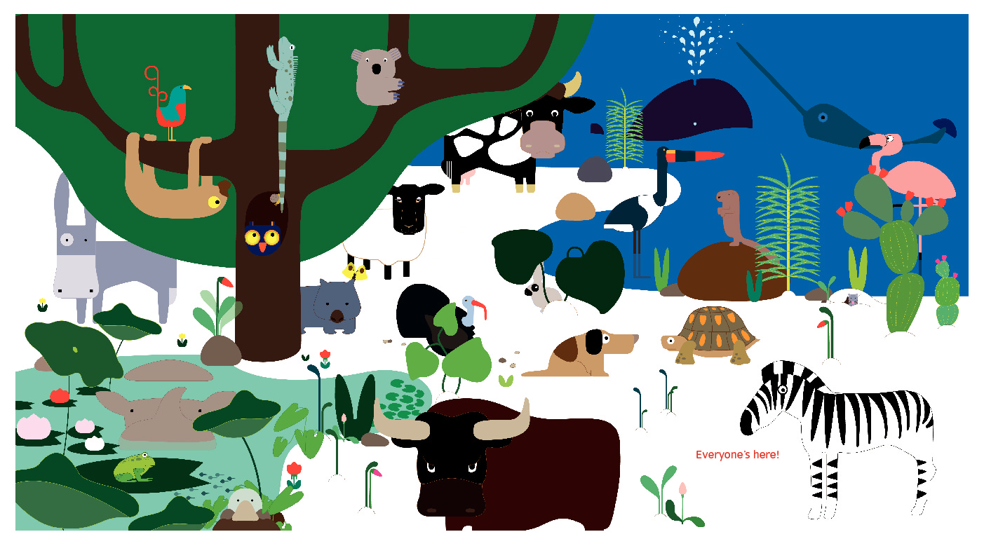 who's new at the zoo by janik coat