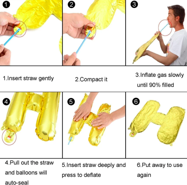 foil balloon for birthday party theme decoration 宝宝周岁生日主题布置气球