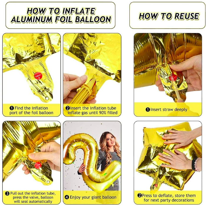 foil balloon for birthday party theme decoration 宝宝周岁生日主题布置气球