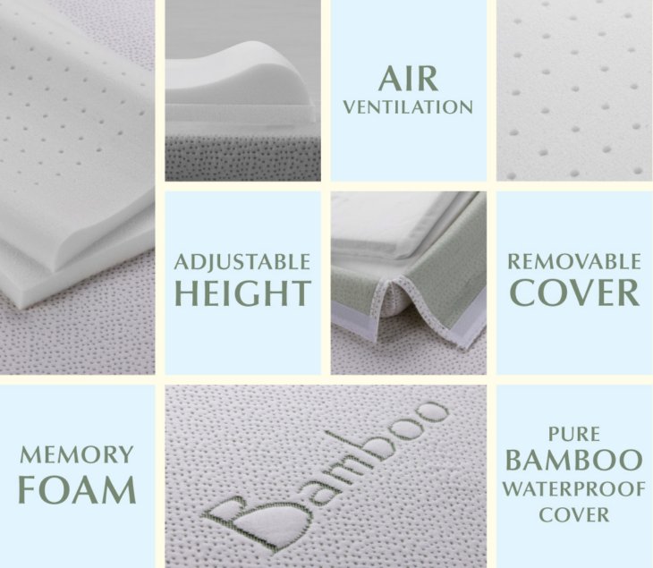comfy baby memory foam pillow