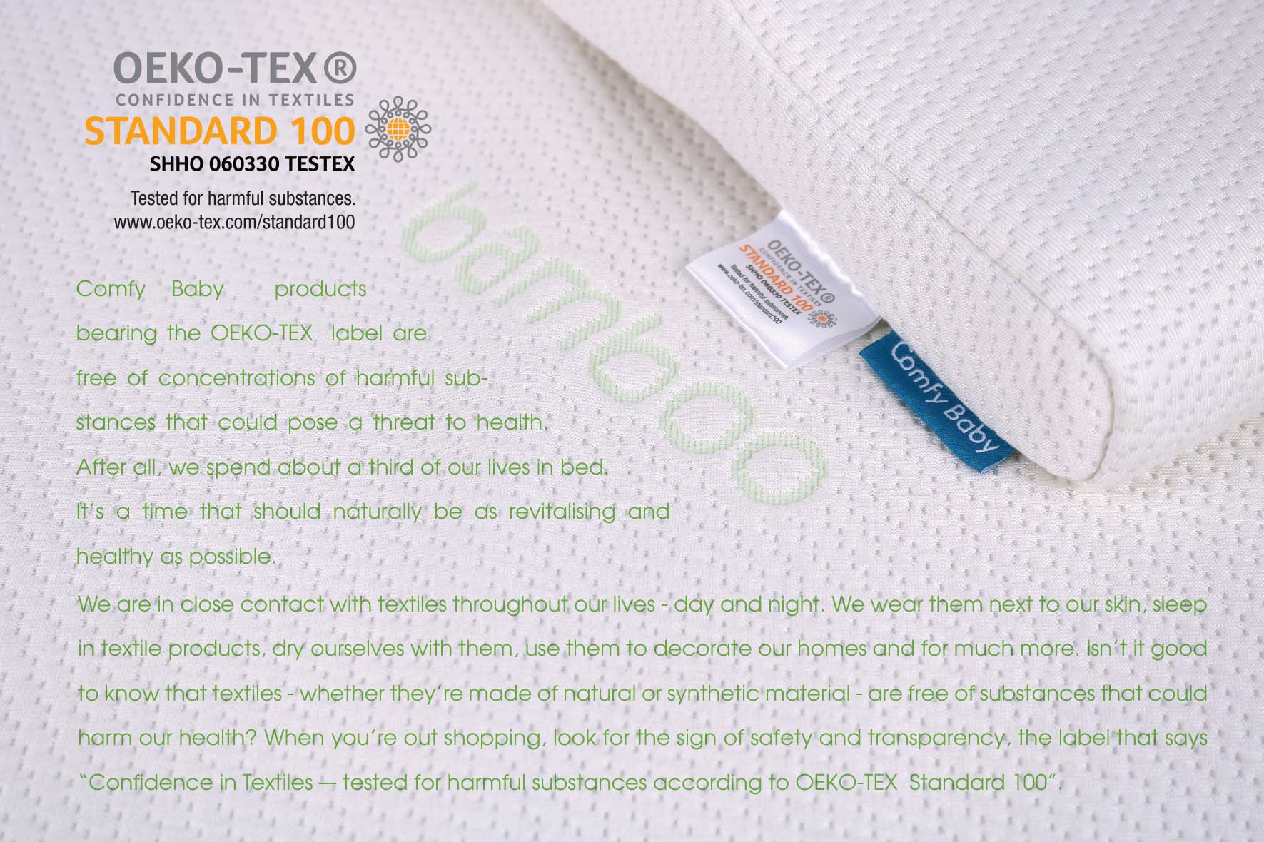 comfy baby memory foam pillow