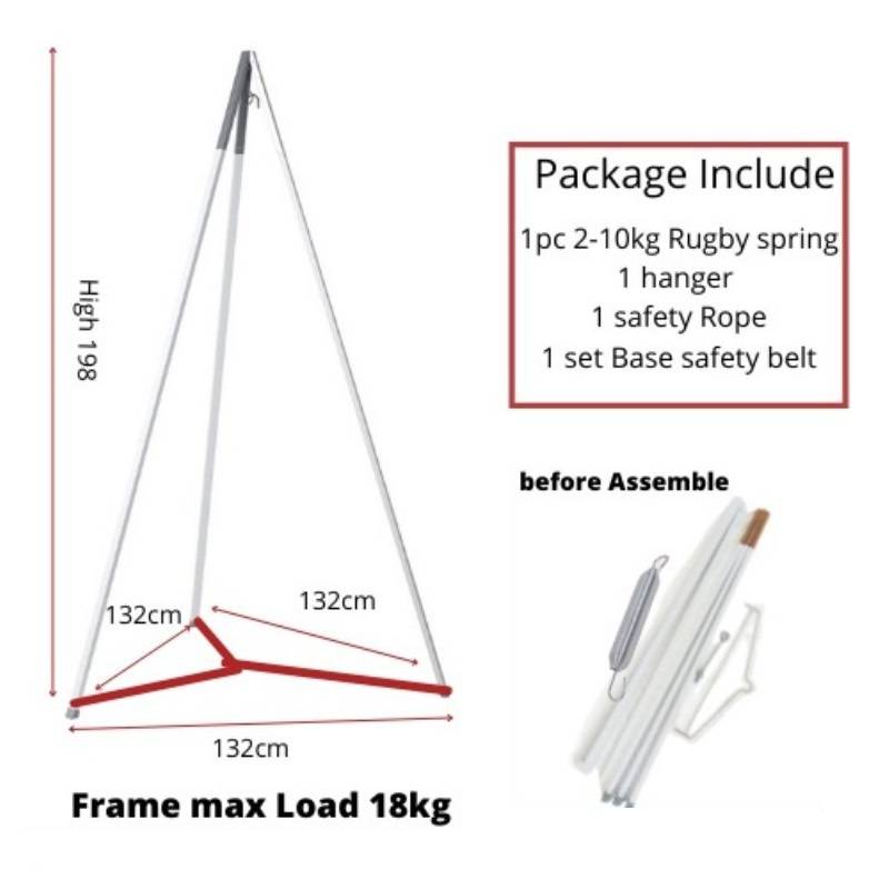 IBaby Spring Cot Stand Rangka Buaian Bayi Tripod Type Easy Install 宝宝摇篮三角支架