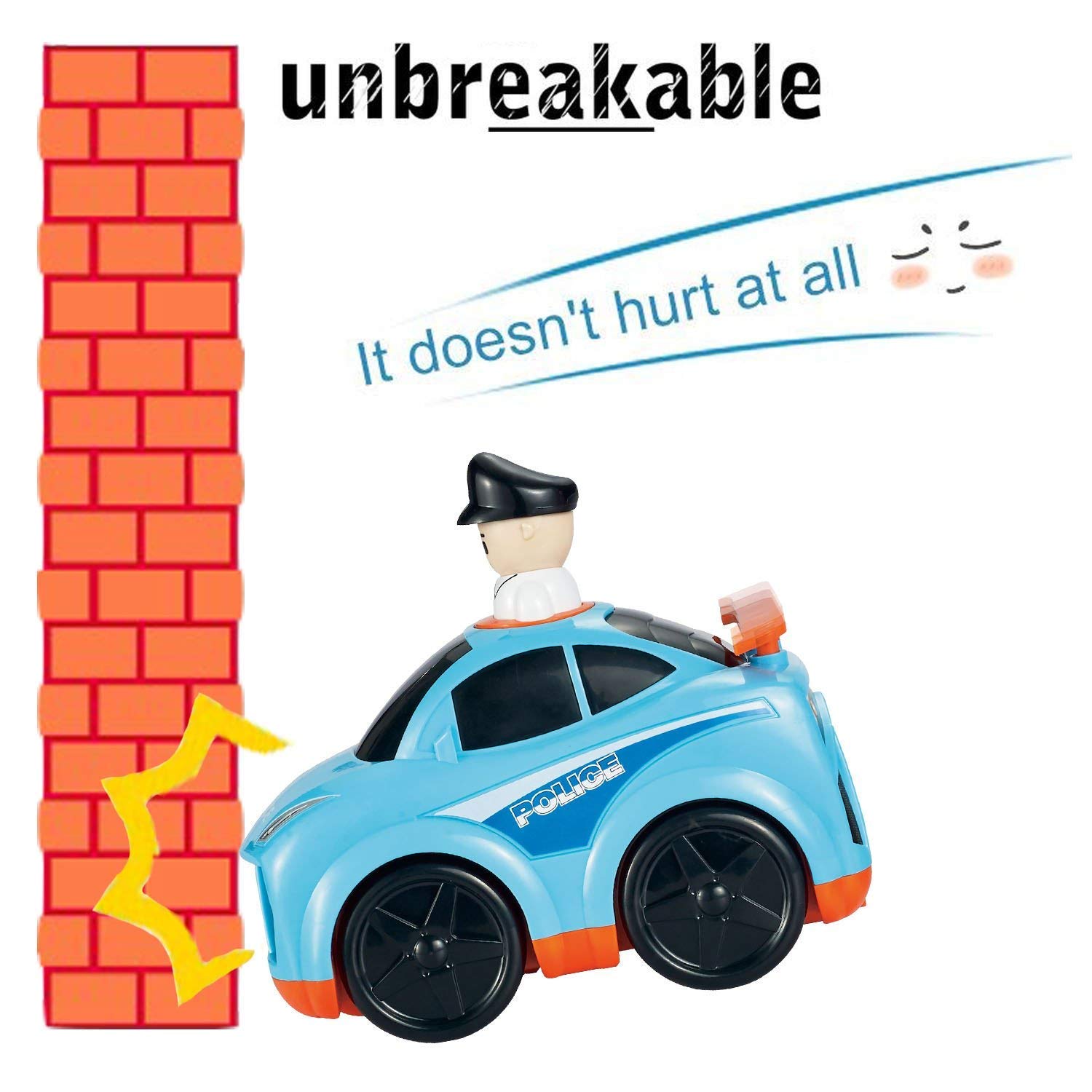 infunbebe press n go car toys vehicle toys 宝宝玩具车精彩车救火车