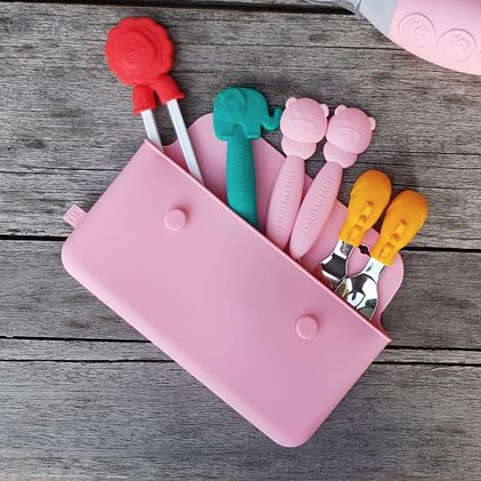 marcus and marcus cutlery pouch store utensils on the go 便携外出餐具收纳袋