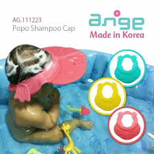 ange baby shampoo and shower protection cover head cap 宝宝洗头帽子免进水儿童浴帽