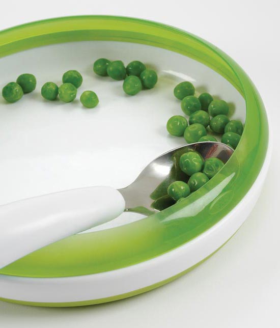 OXO TOT Training Plate with Removable Ring (Green)