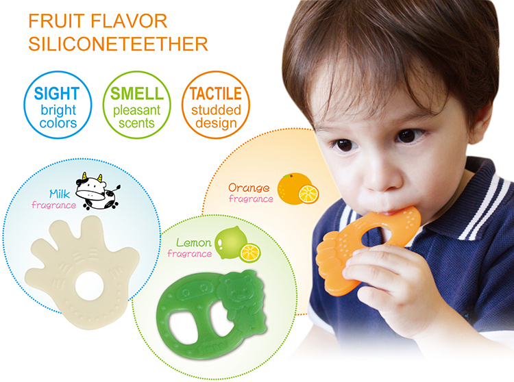 flavored baby teethers