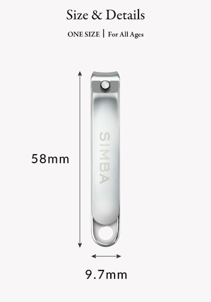 simba baby safety nail clippers nail cutter 宝宝安全指甲剪