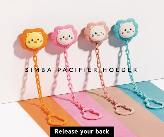 simba baby pacifier hold clip chain strap 小狮王辛巴宝宝奶嘴放掉掉挂链